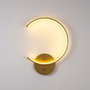 Opviq Moon - 13329 Lámpara de pared con acabado dorado y LED integrado